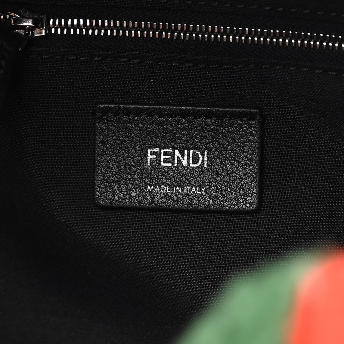 Shearling Monster Backpack Multicolor Black