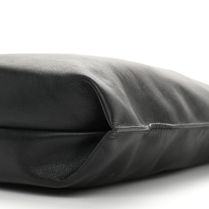 Balenciaga Calfskin Printed Kitten Plastic Bag Shopper S Black 10 of 10