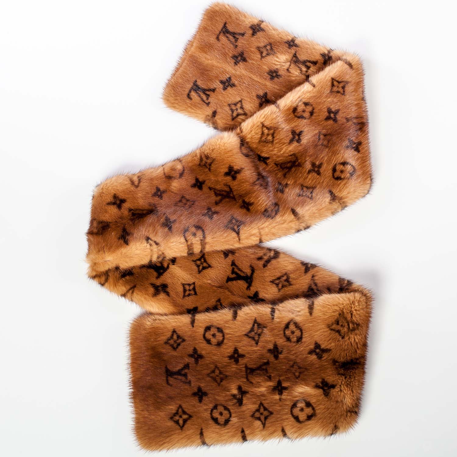 Louis Vuitton Monogram Mink Scarf 1 of 4