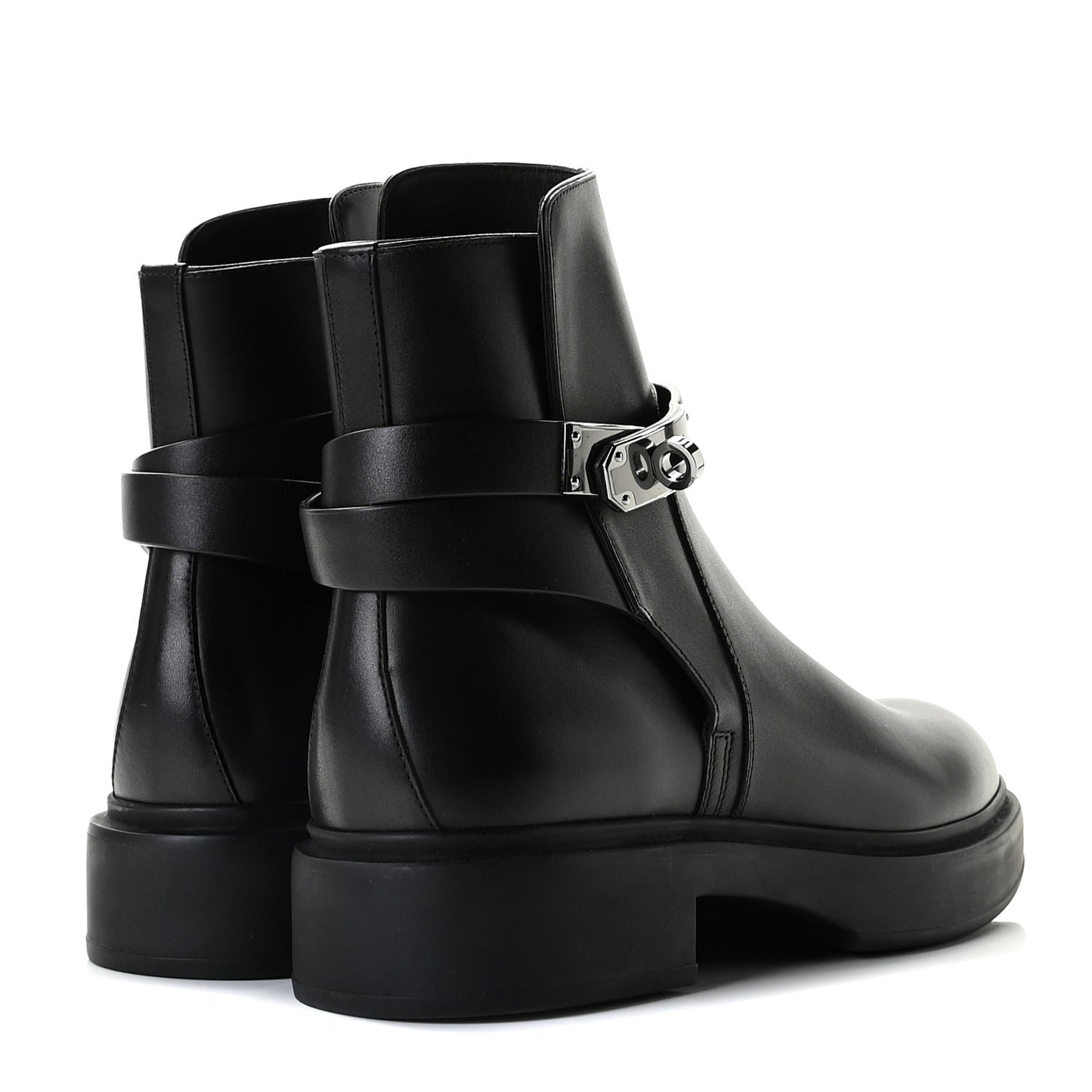 Calfskin Veo Ankle Boots 36 Black