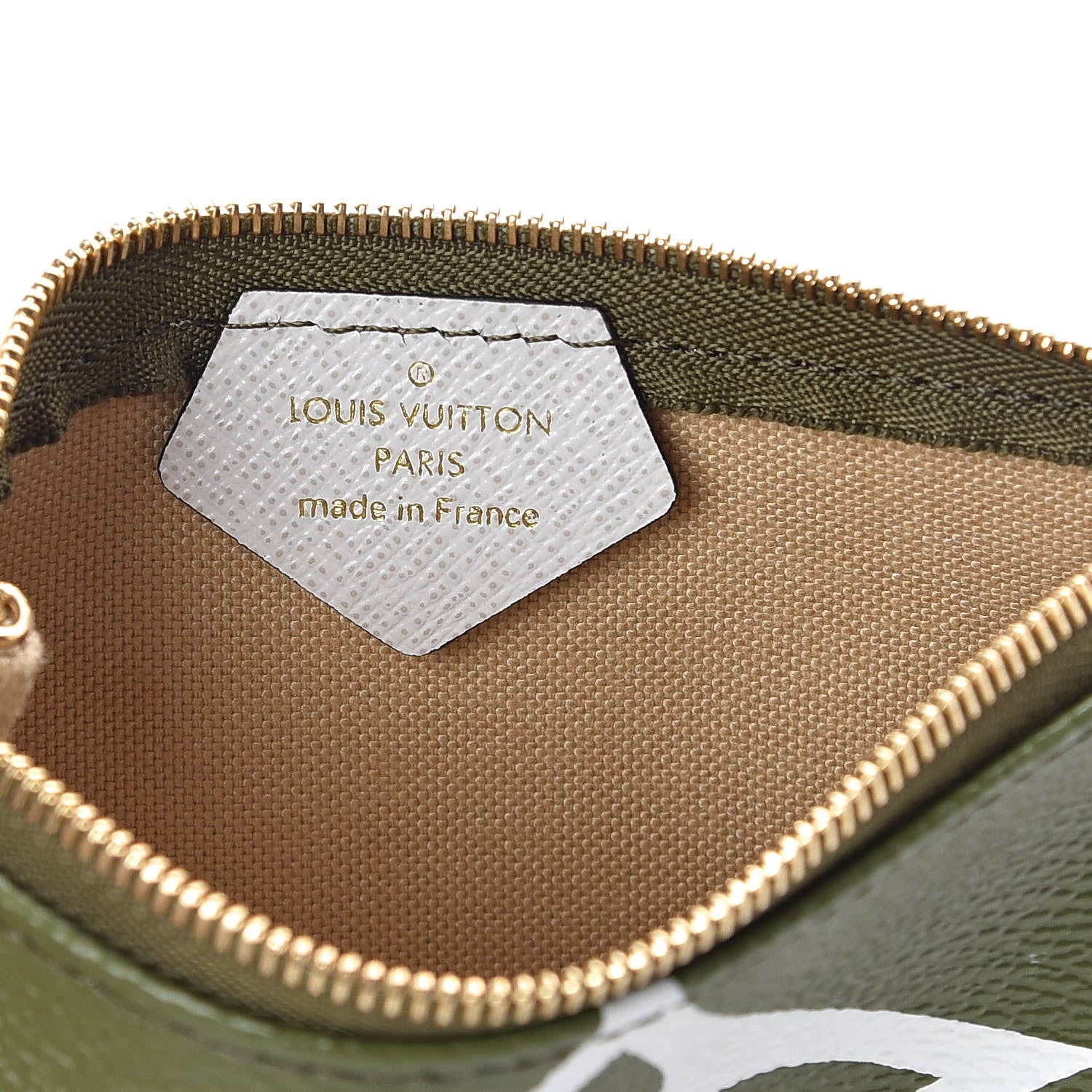 Louis Vuitton Monogram Giant Micro Pochette Accessories Kaki White 7 of 8