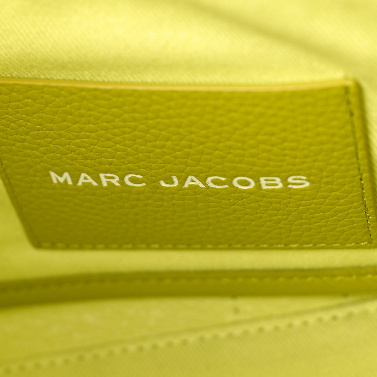 Grained Calfskin Medium The Tote Bag Limoncello