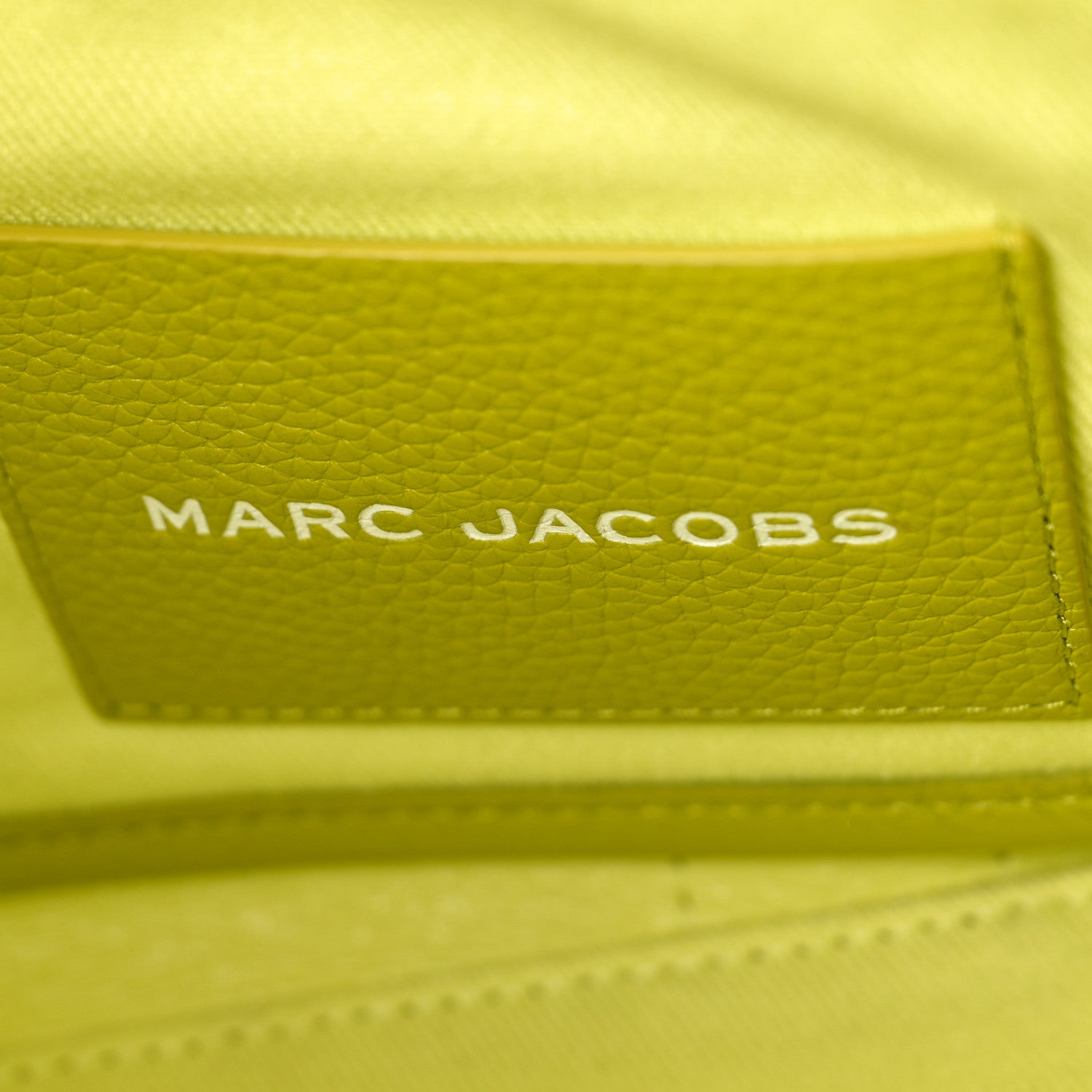 Marc Jacobs Grained Calfskin Medium The Tote Bag Limoncello 6 of 11