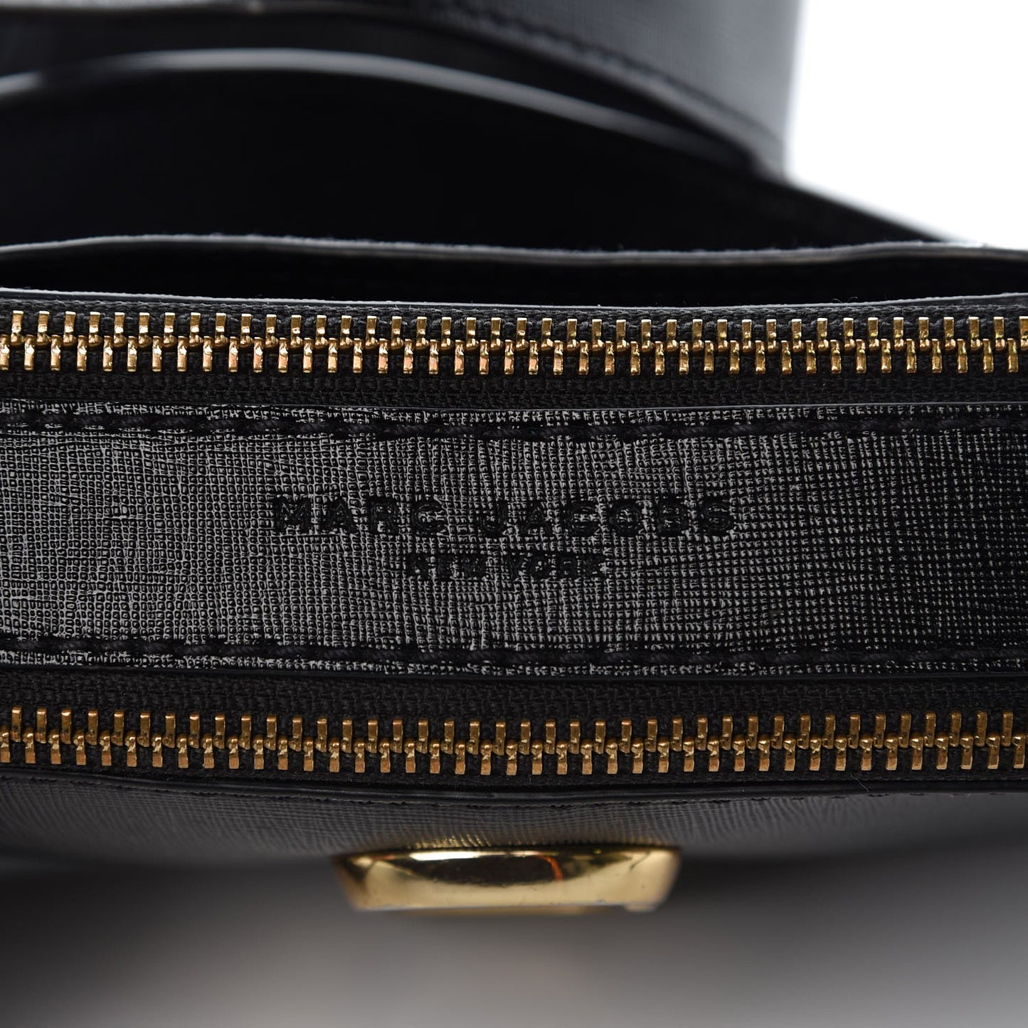 Saffiano Snapshot Camera Bag Black