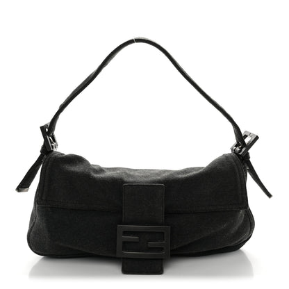 Fendi Wool Baguette Grey 1 of 9