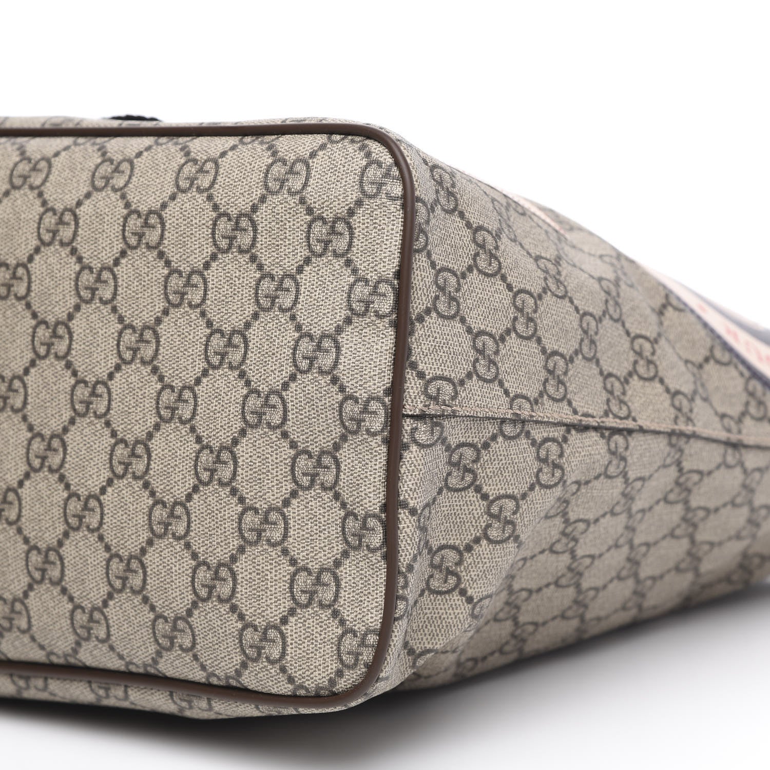 Gucci Soft GG Supreme Monogram Courrier Medium Crossbody Tote Beige New Acero 9 of 10