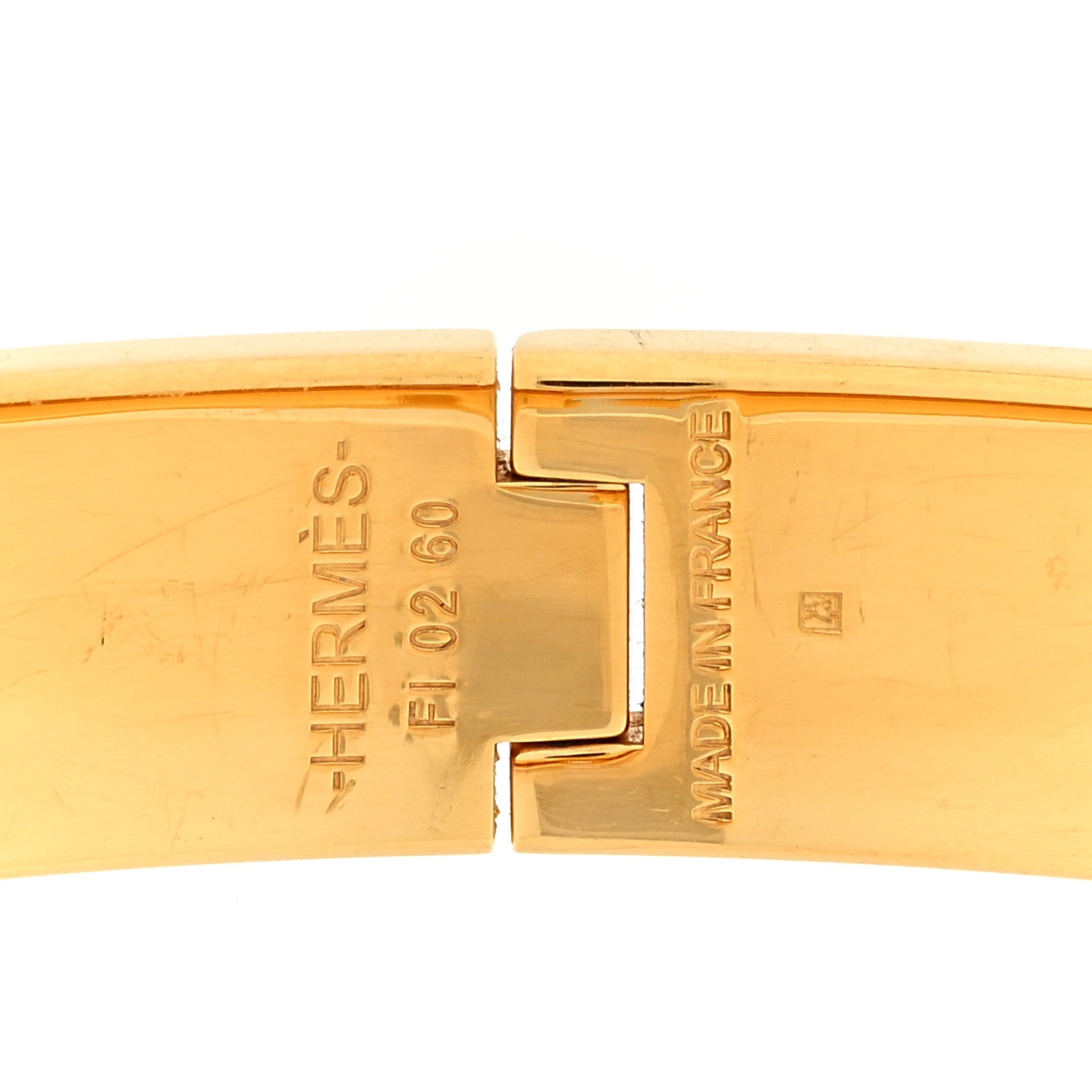 Hermes Enamel Narrow Clic Clac H Bracelet PM Rose Candeur 3 of 3