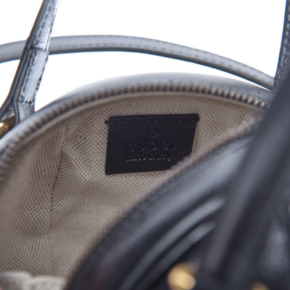 Gucci Piuma Lux Energy Mini Tifosa Basketball Shaped Shoulder Bag Black 9 of 10