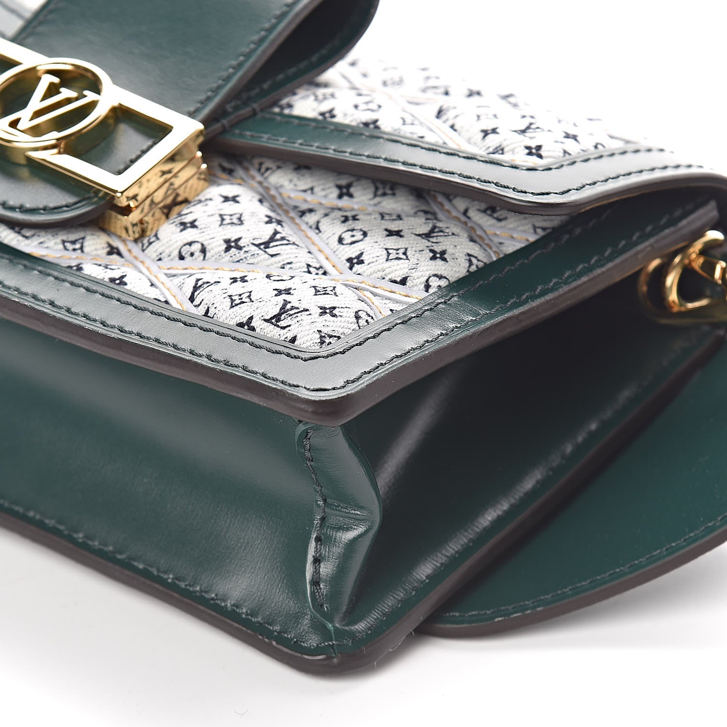 Louis Vuitton Denim Printed Monogram Dauphine Mini Bumbag 8 of 9