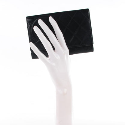 Chanel Calfskin Quilted Cambon Flap Wallet Black 2 of 8