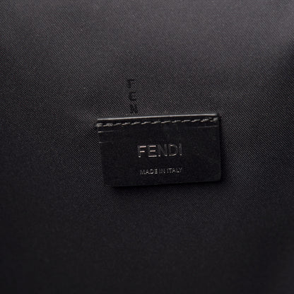 Fendi Nylon Vitello Elite Monster Eyes Tote Black Yellow 6 of 9