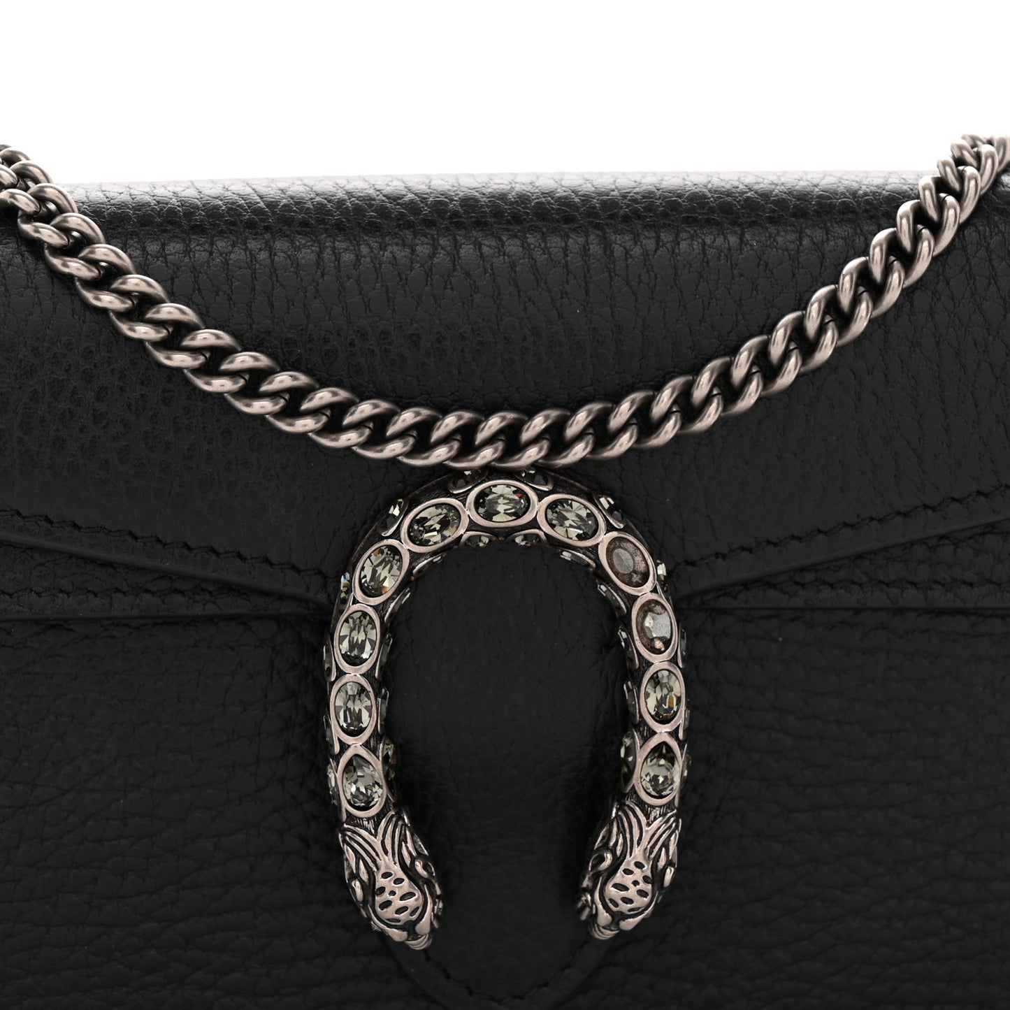 Calfskin Super Mini Dionysus Shoulder Bag Black