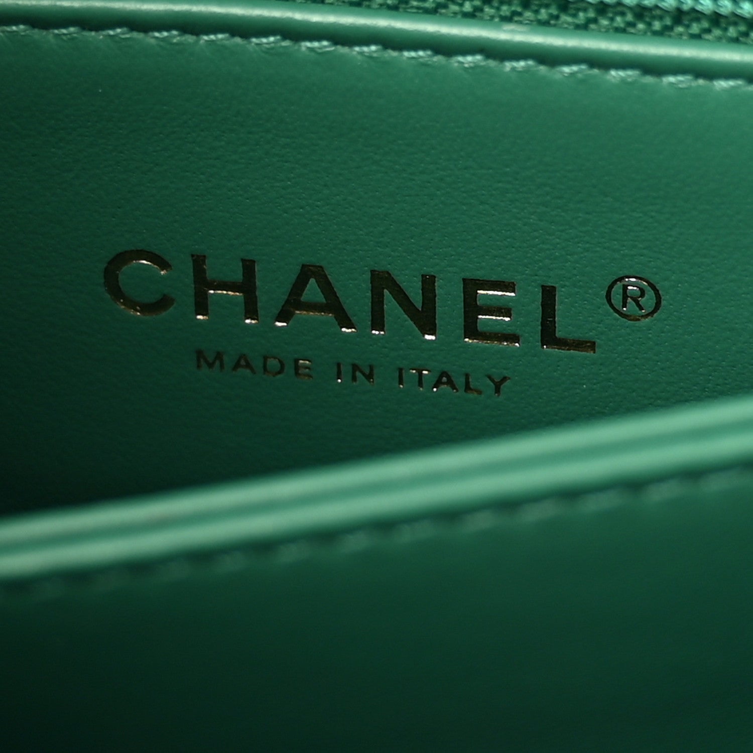 Chanel Caviar Quilted Mini Coco Handle Flap Green 6 of 10