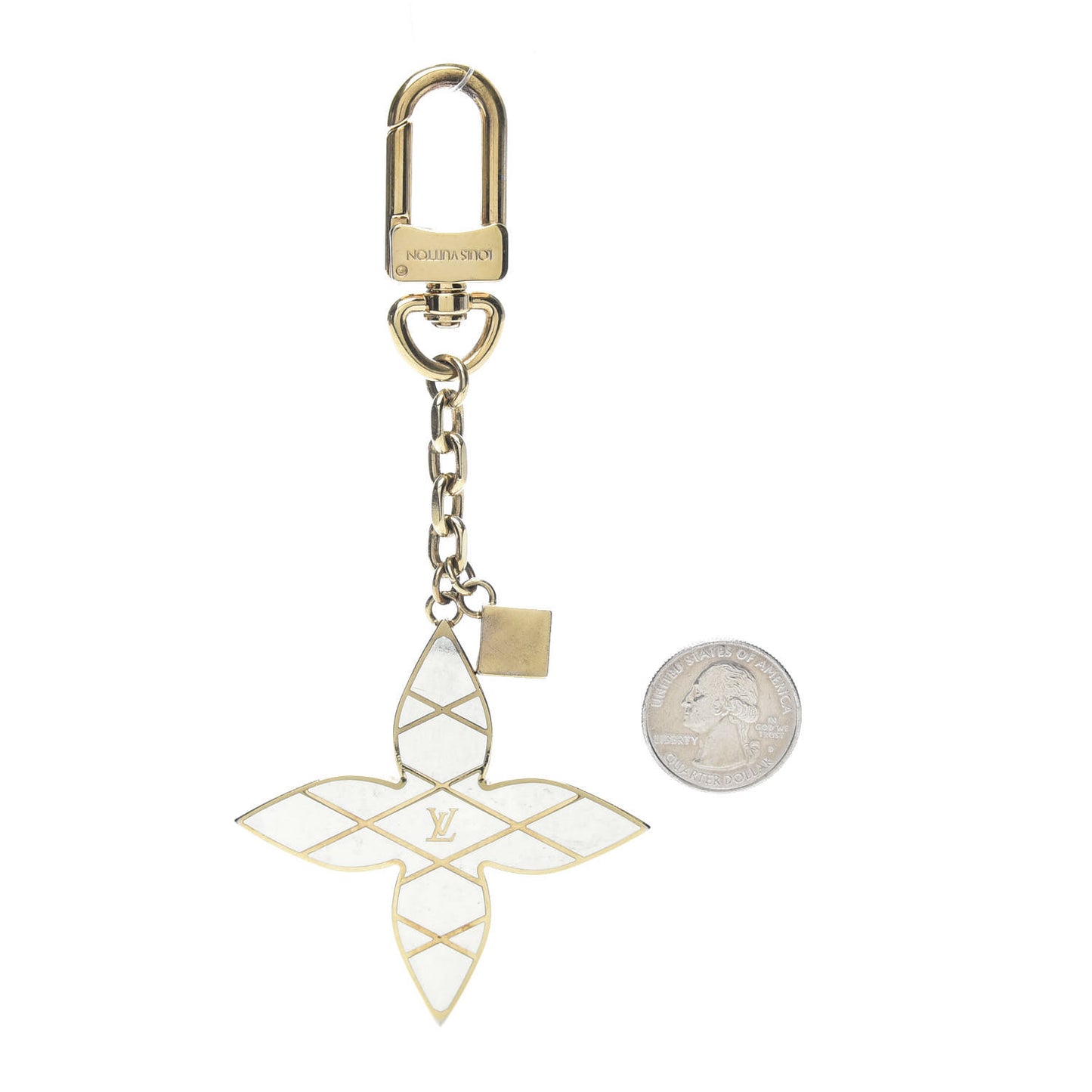 Malletage Flowers Bag Charm Key Holder