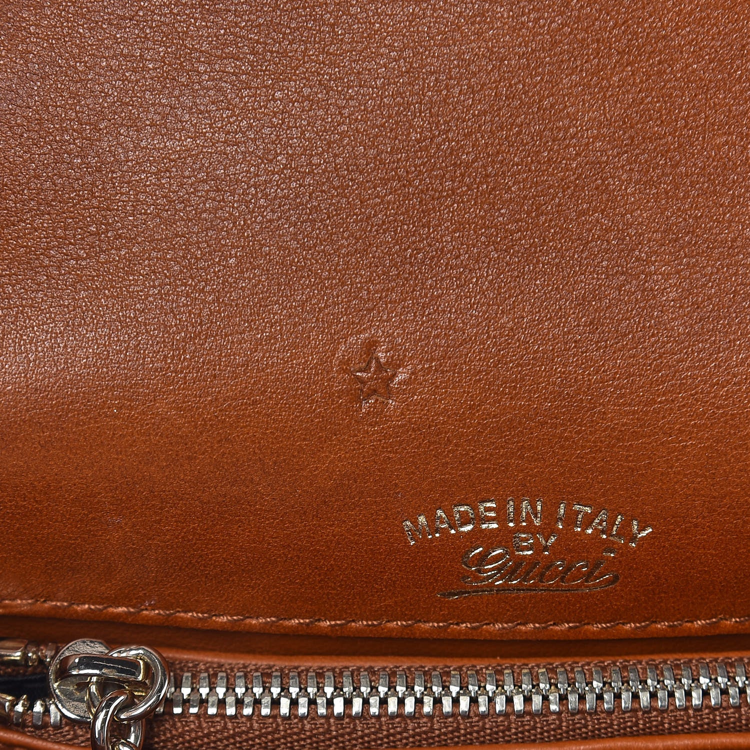 Gucci Calfskin Small 1973 Shoulder Flap Bag Brown 8 of 13