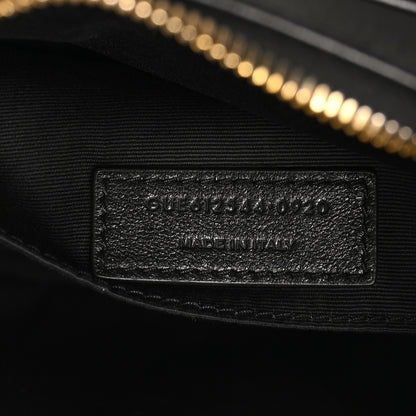 Saint Laurent Calfskin Matelasse Monogram Lou Camera Bag Black 7 of 11