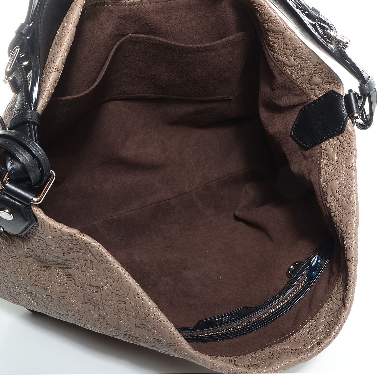 Monogram Lambskin Antheia Hobo PM Fumee