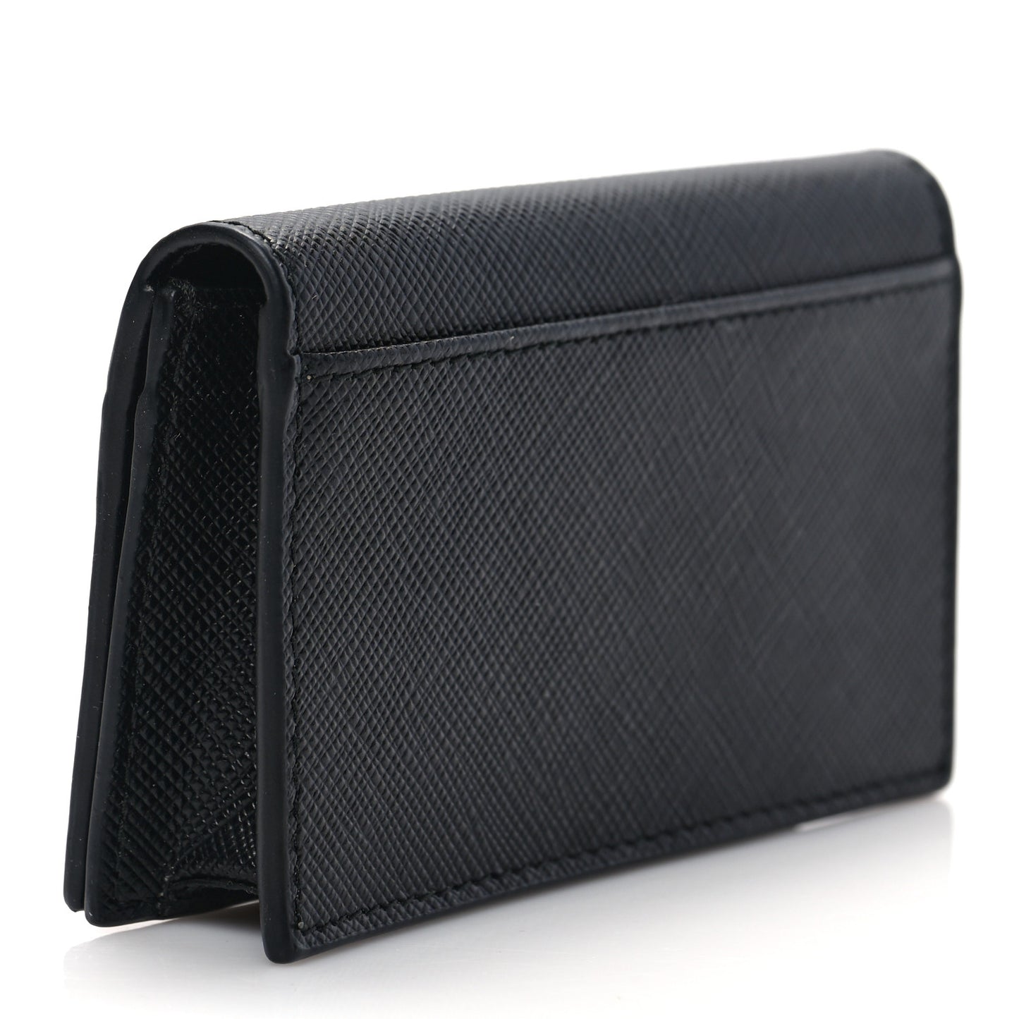 Saffiano Card Holder Black