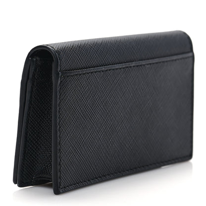 Prada Saffiano Card Holder Black 3 of 6