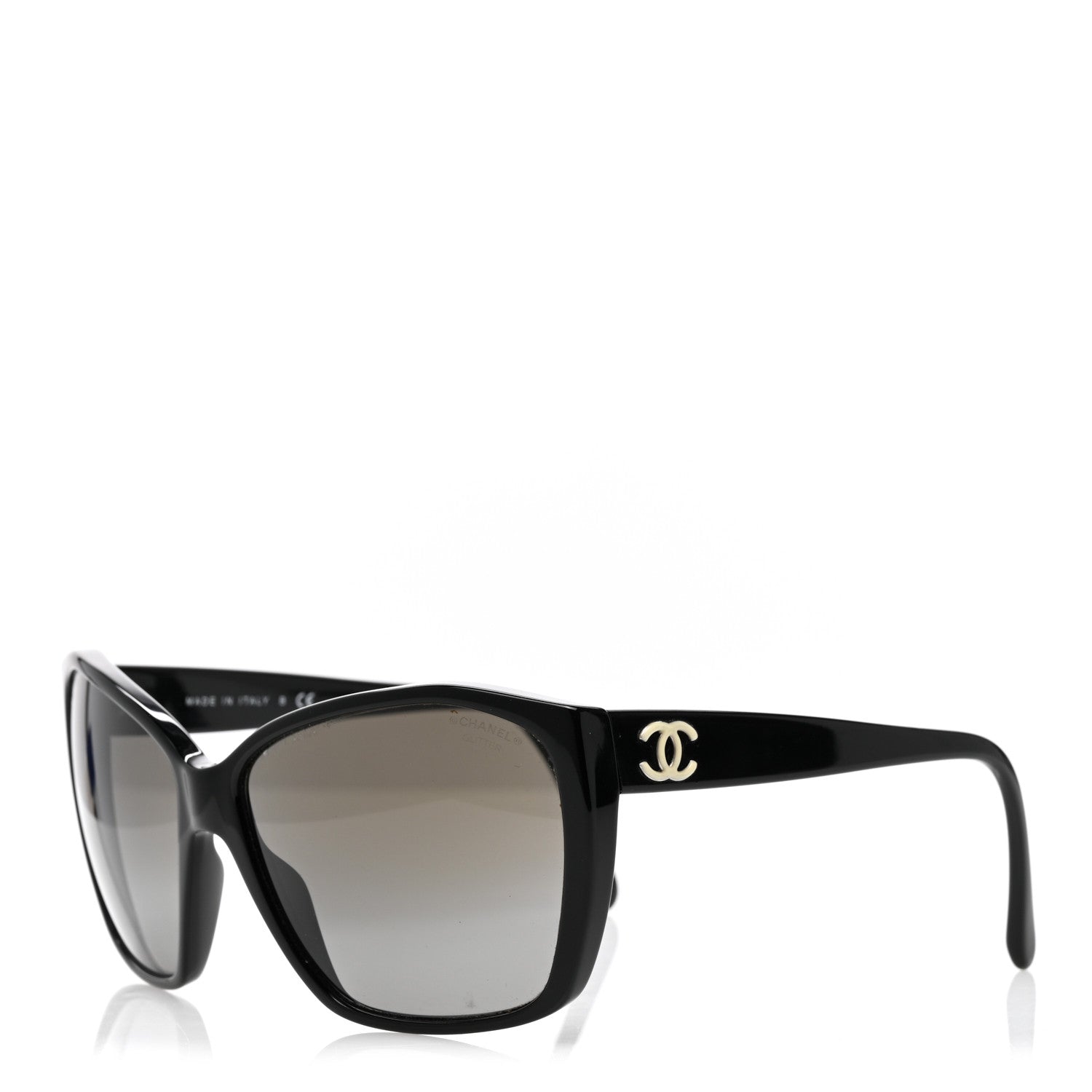 Chanel Acetate CC Sunglasses 5203 Black 1 of 8