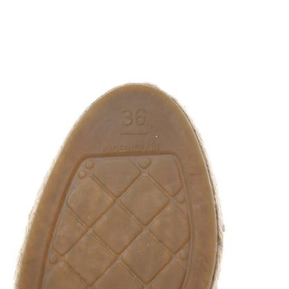 Chanel Lambskin CC Espadrilles 36 Black 6 of 11