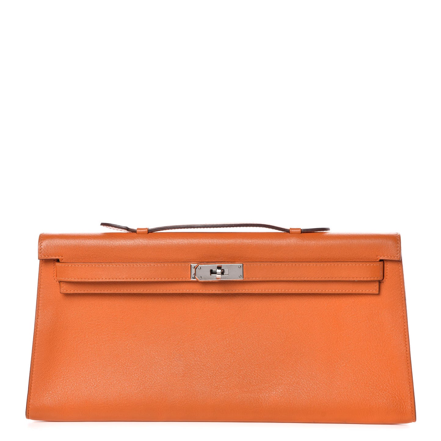 Swift Kelly Cut Clutch Pochette Orange