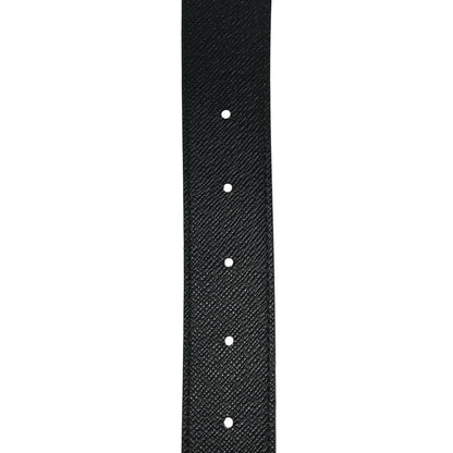 Louis Vuitton Calfskin Monogram 30mm LV Initiales Reversible Belt 80 32 Black 6 of 6