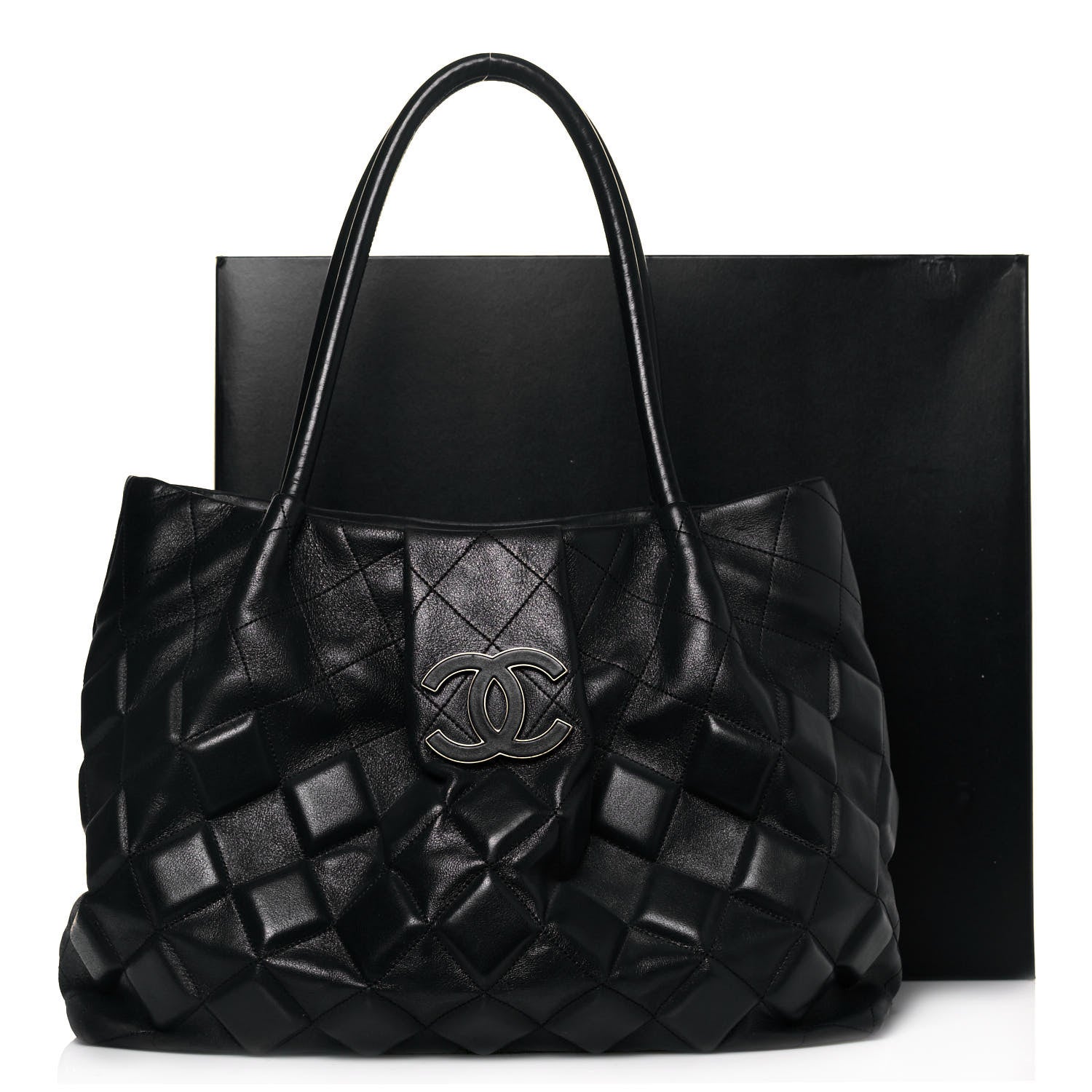 Chanel Calfskin Sloane Square Tote Black 12 of 12