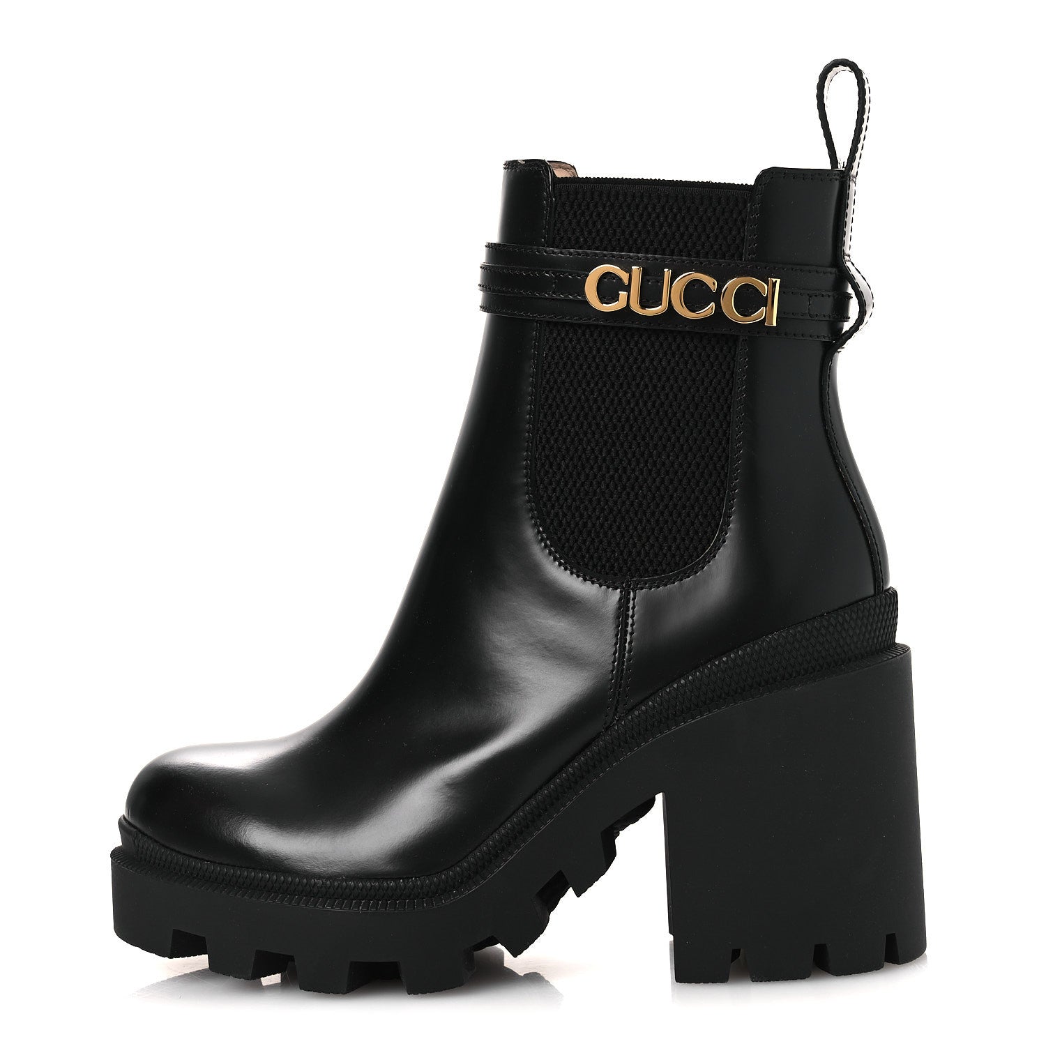 Gucci Magnum Calfskin Logo Ankle Boots 36 Black 1894189 – FASHIONPHILE