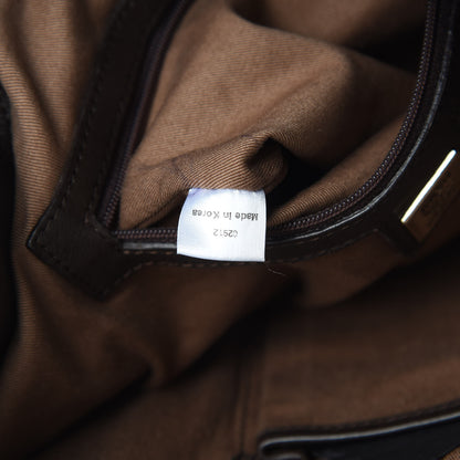 MCM Visetos Drawstring Shopper Cognac 7 of 15