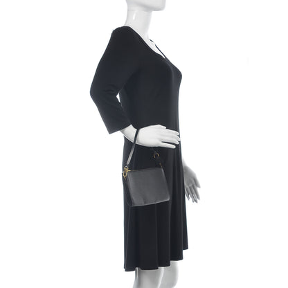 Louis Vuitton Epi Pochette Accessories 21 Black 2 of 6