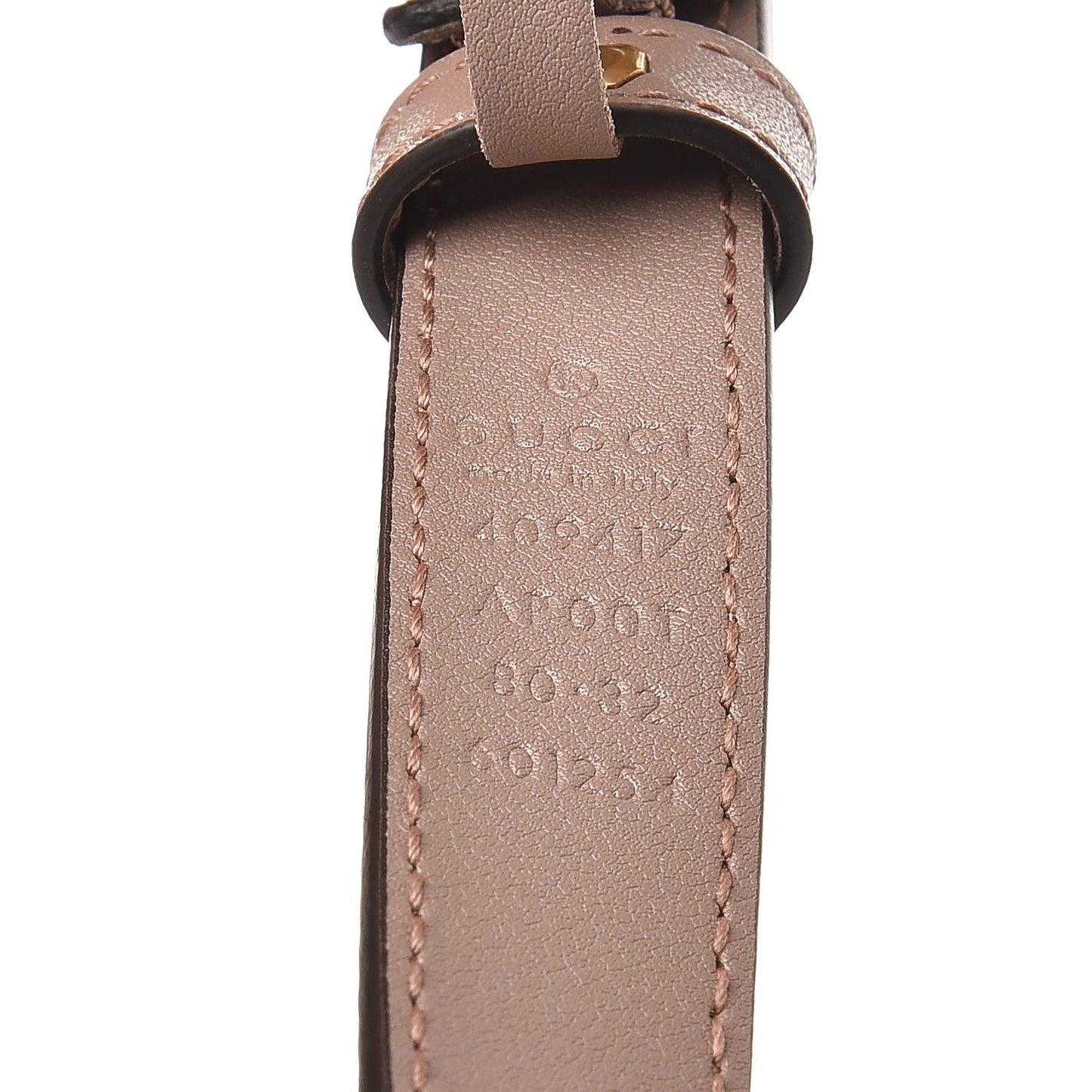 Calfskin Double G 20mm Belt 80 32 Porcelain Rose