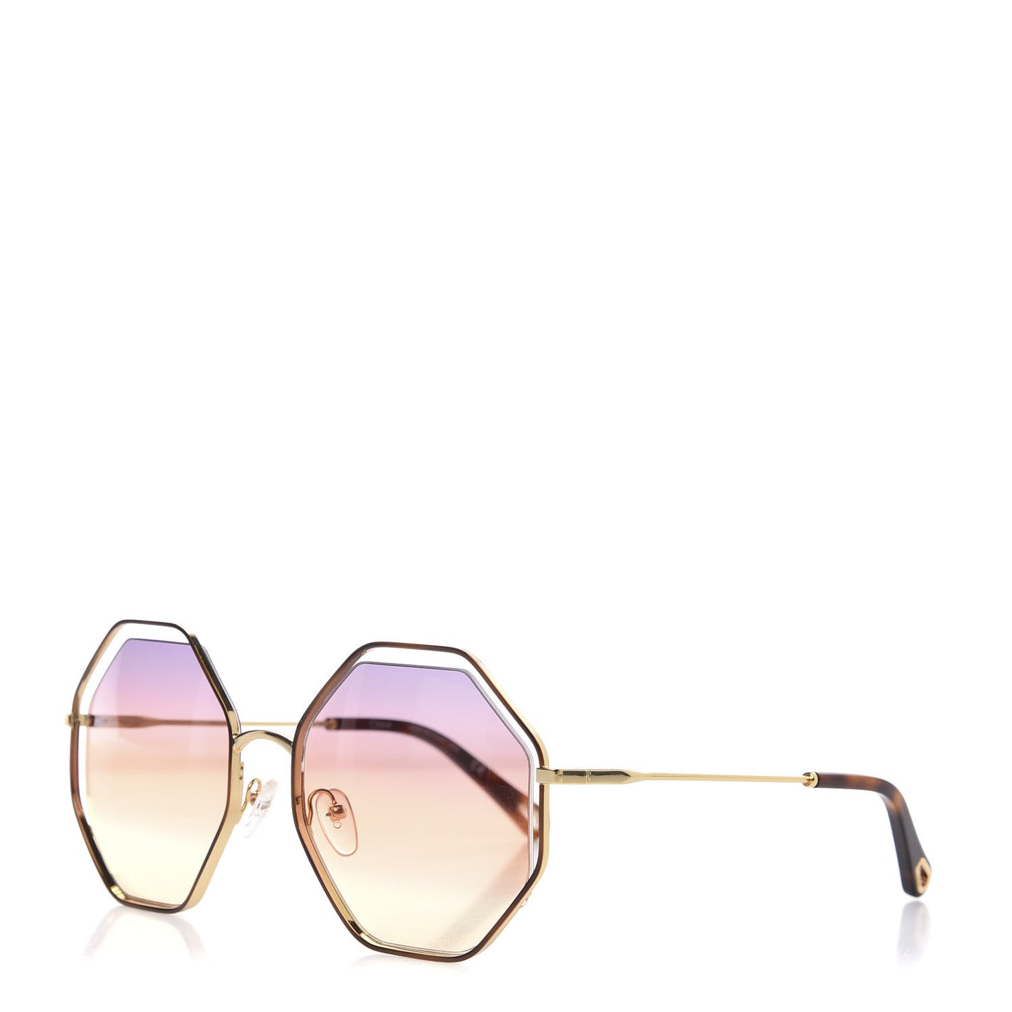 Poppy Geometric Sunglasses CE132S Havana Brown