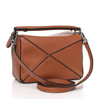 Loewe Calfskin Mini Puzzle Bag Tan 3 of 10