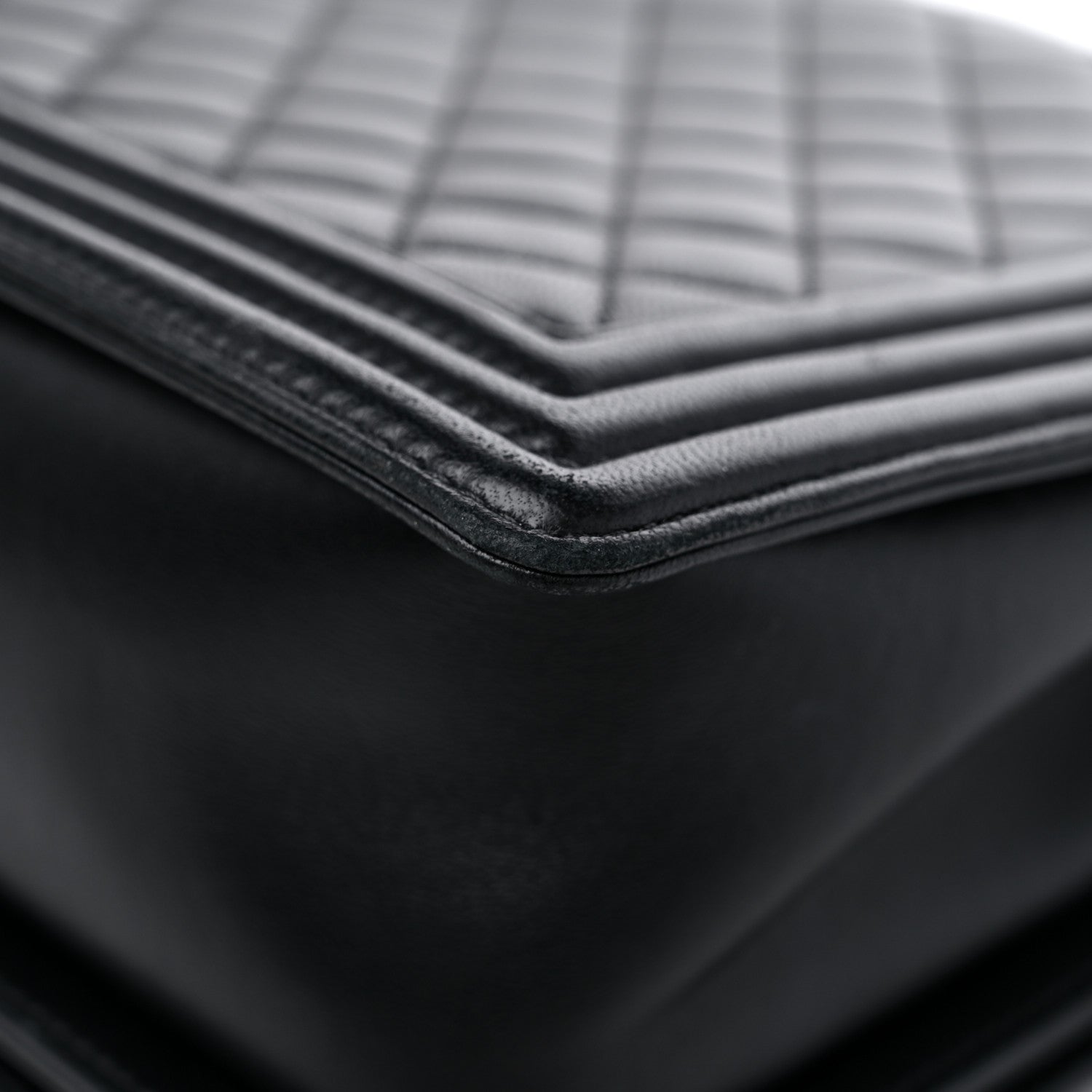 Chanel Lambskin Quilted Large Boy Flap Black 8 of 12