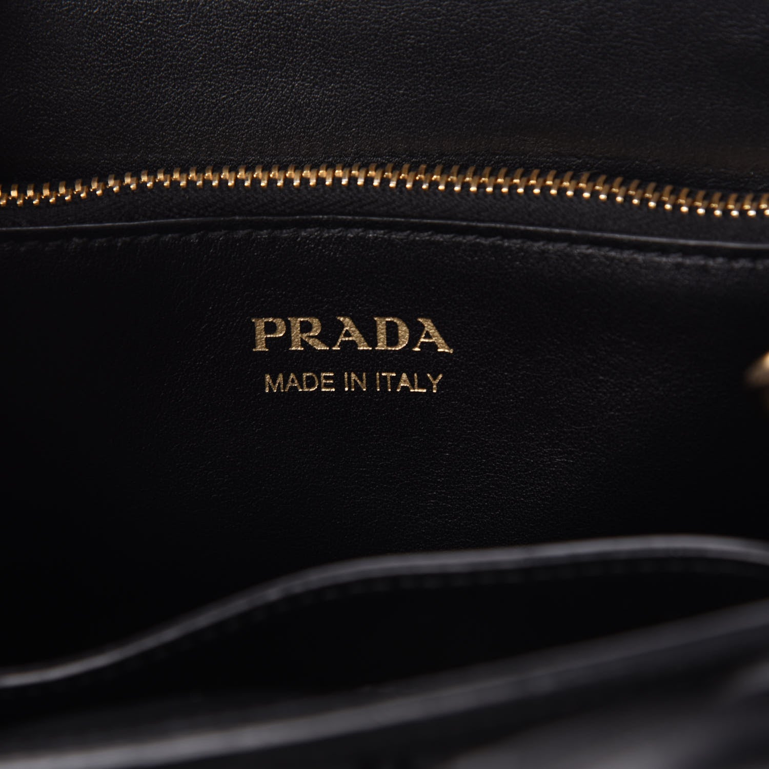 Prada Saffiano Cuir Calfskin Small Monochrome Top Handle Tote Black 6 of 9