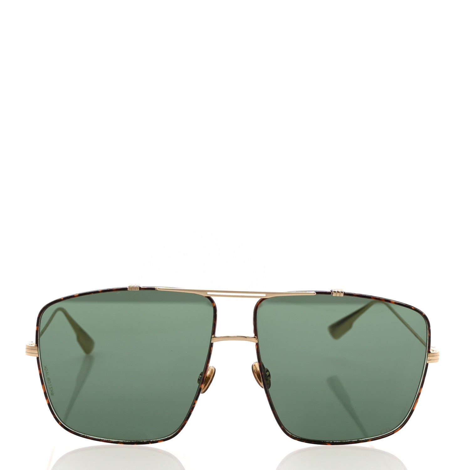 Christian Dior Metal Monsieur 2 Sunglasses Light Gold Havana 2 of 8