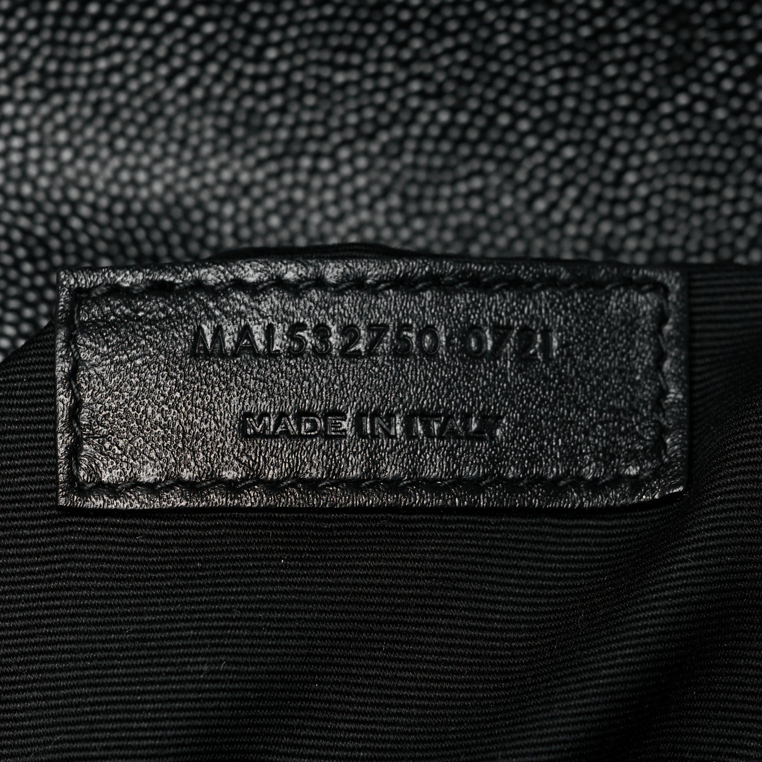 Saint Laurent Grain De Poudre Monogram Cassandra Clasp Bag Black 7 of 10