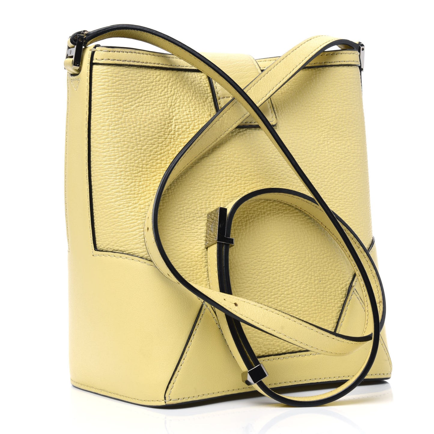 Calfskin Mini Claudia Crossbody Bag Yellow