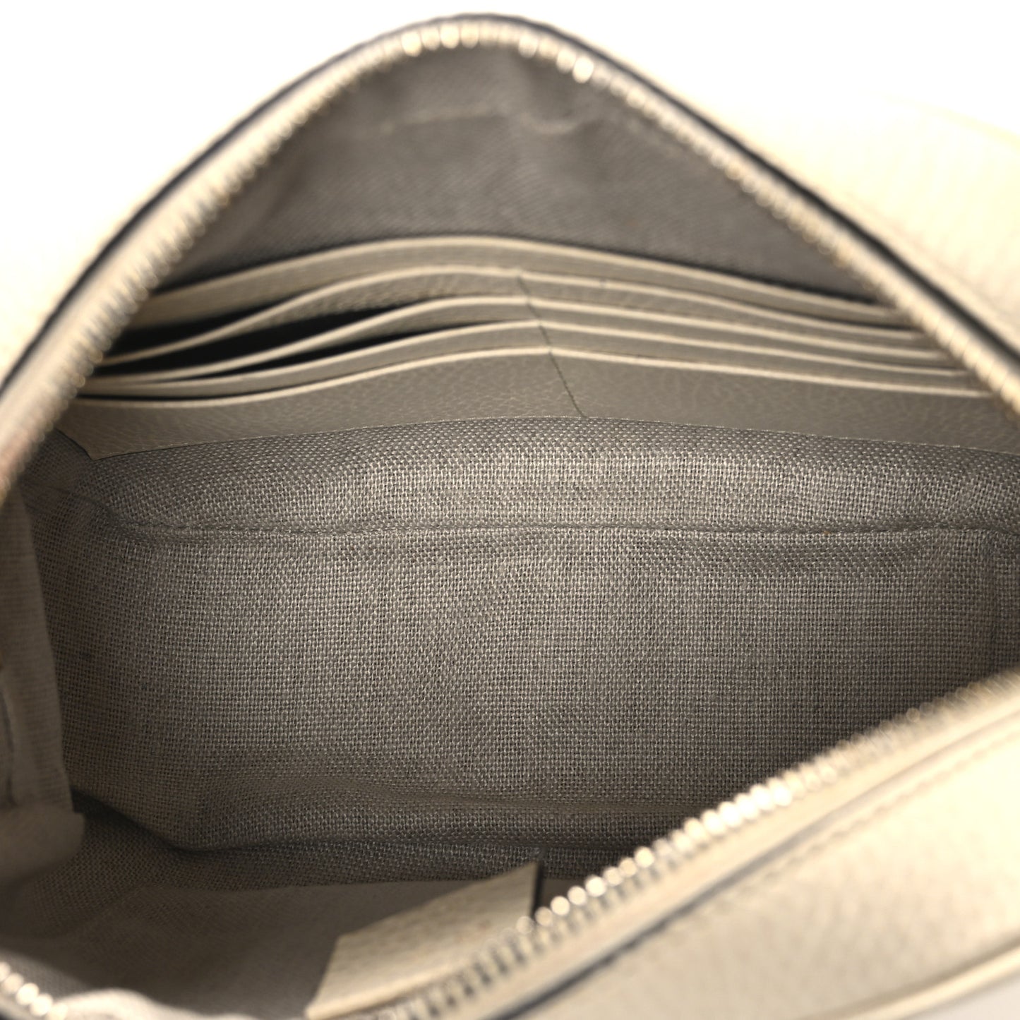 Monogram Dollar Calfskin Mini Bree Messenger Bag Beige Ebony Avoire