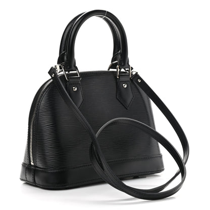 Louis Vuitton Epi Alma BB Black 3 of 12