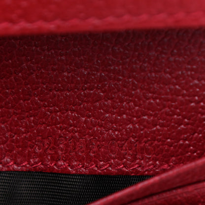 Gucci GG Supreme Monogram Flora Web Ophidia Card Case Red 7 of 7