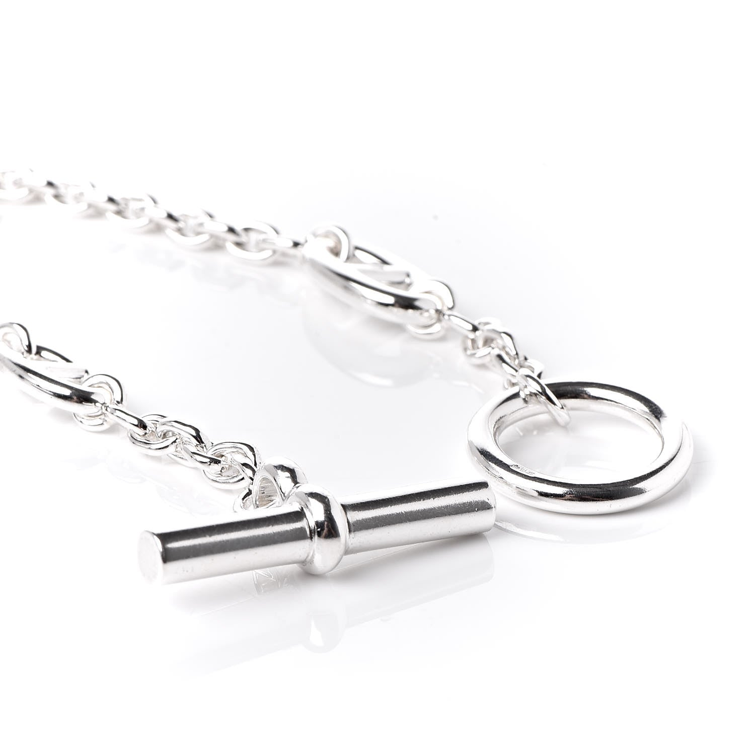 Hermes Sterling Silver Farandole Bracelet ST 5 of 6