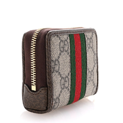 Gucci GG Supreme Monogram Web Ophidia Playing Card Case Beige New Acero 3 of 7