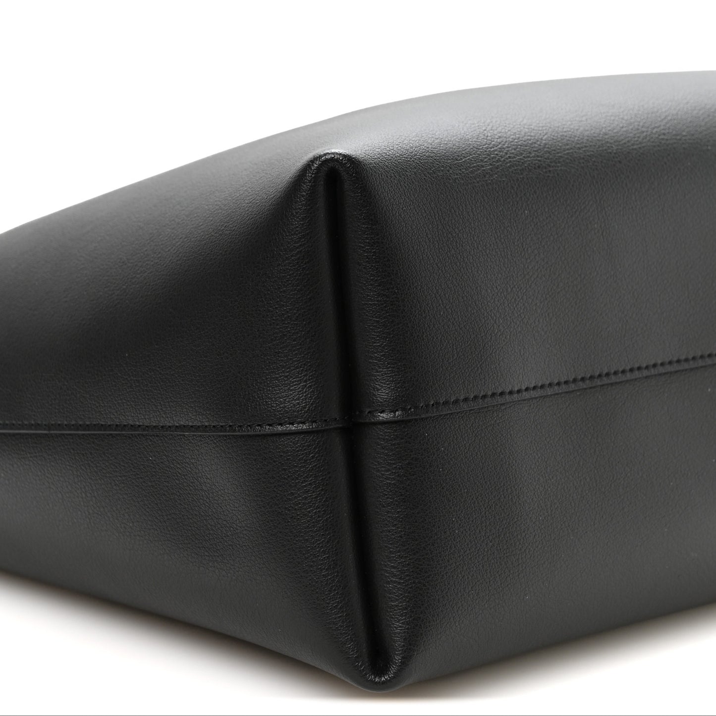 Calfskin Large Shopping Tote Black