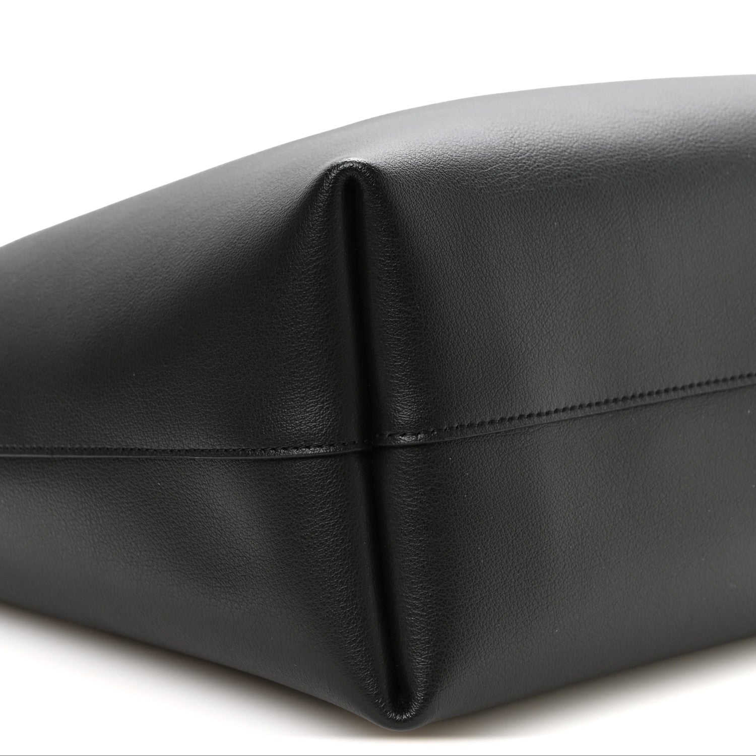 Saint Laurent Calfskin Large Shopping Tote Black 10 of 12