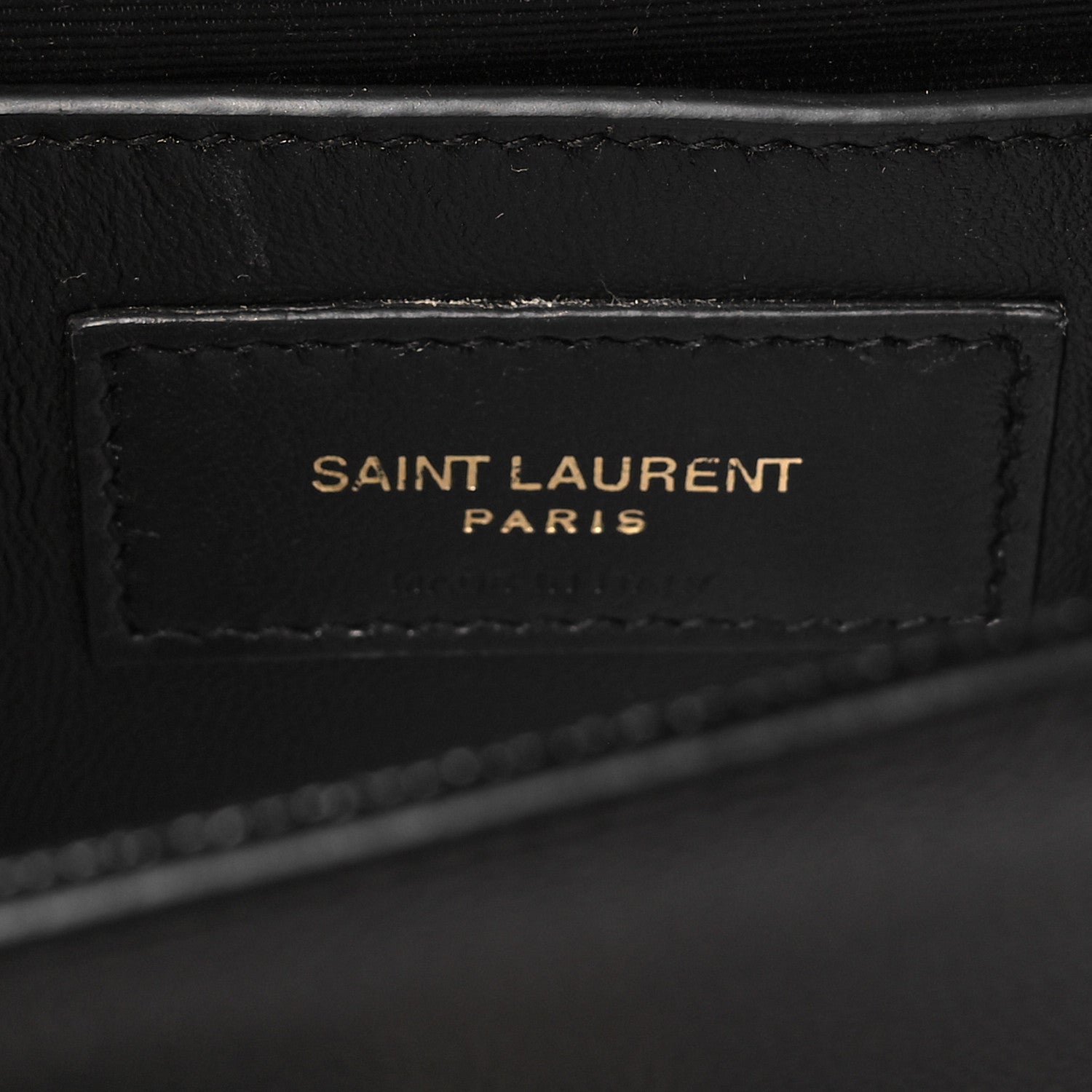 Saint Laurent Grain De Poudre Small Monogram Kate Satchel Black 6 of 9