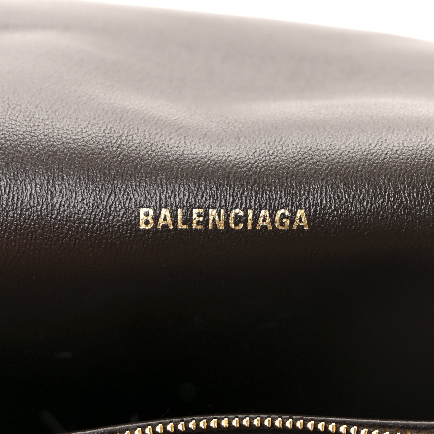 Balenciaga Faux Fur Medium Crush Chain Bag Brown 6 of 9