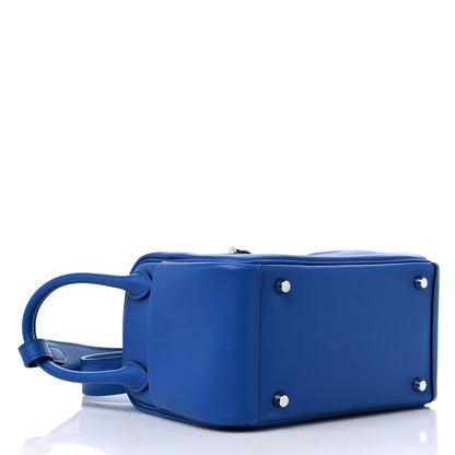 Hermes Swift Mini Lindy 20 Bleu France 4 of 10