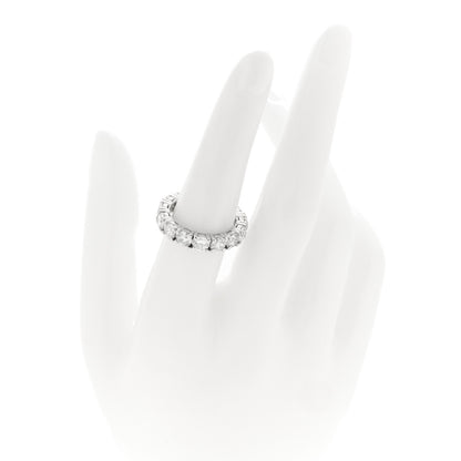 Parker & West by FASHIONPHILE Platinum Diamond 4.915ctw Full Eternity Band Ring 54 6.75 2 of 3